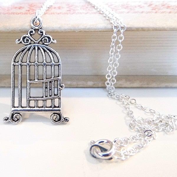 Bird Cage Pendant Necklace by Bill Skinner | Look Again